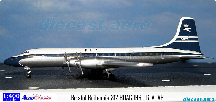 Bristol Britannia 312 BOAC 1960 G-AOVB