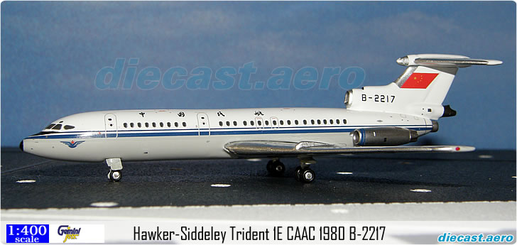 Hawker-Siddeley Trident 1E CAAC 1980 B-2217
