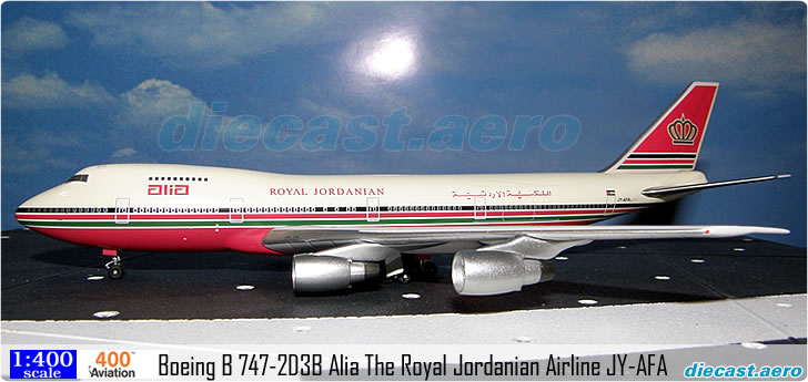 Boeing B 747-2D3B Alia The Royal Jordanian Airline JY-AFA
