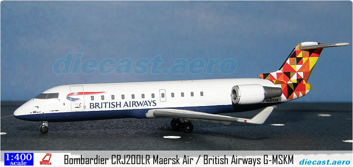 Bombardier CRJ200LR Maersk Air / British Airways G-MSKM