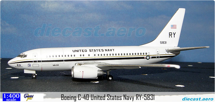 Boeing C-40 United States Navy RY-5831