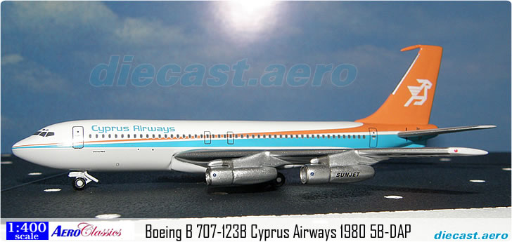 Boeing B 707-123B Cyprus Airways 1980 5B-DAP