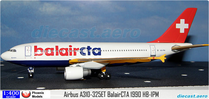Airbus A310-325ET BalairCTA 1990 HB-IPM