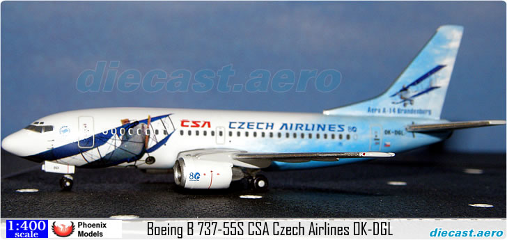 Boeing B 737-55S CSA Czech Airlines OK-DGL