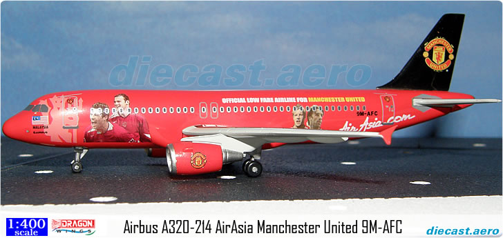 Airbus A320-214 AirAsia Manchester United 9M-AFC