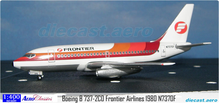 Boeing B 737-2C0 Frontier Airlines 1980 N7370F
