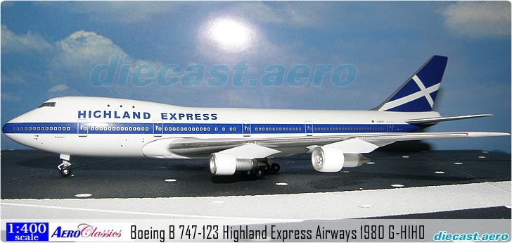 Boeing B 747-123 Highland Express Airways 1980 G-HIHO