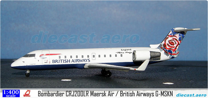Bombardier CRJ200LR Maersk Air / British Airways G-MSKN
