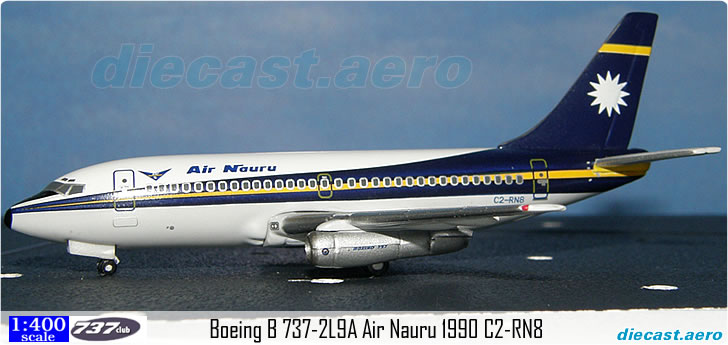 SMA 7CRON002 Air Nauru Boeing 737-200 C2-RN8 Diecast 1/400 Jet Model Airplane 