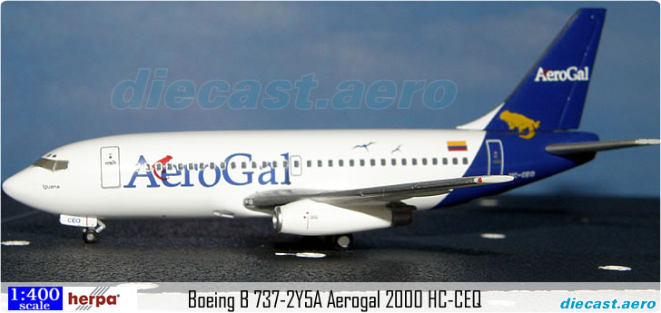 Boeing B 737-2Y5A Aerogal 2000 HC-CEQ