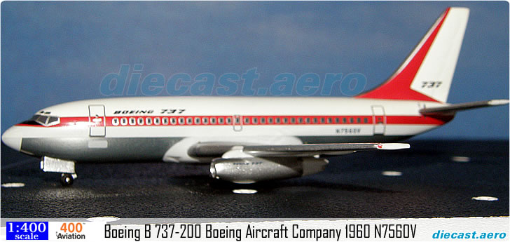 Boeing B 737-200 Boeing Aircraft Company 1960 N7560V