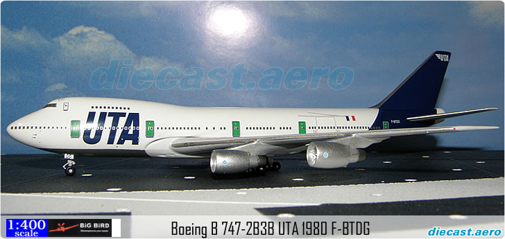 Boeing B 747-2B3B UTA 1980 F-BTDG