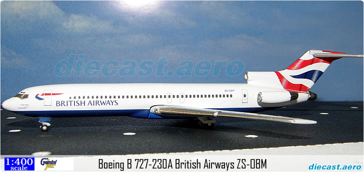 Boeing B 727-230A British Airways ZS-OBM