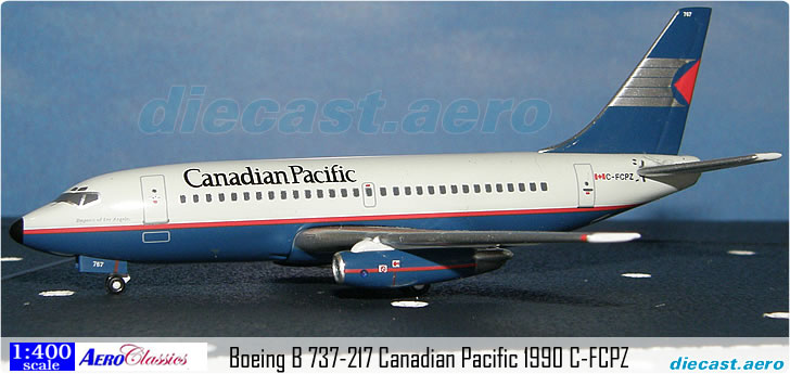 Boeing B 737-217 Canadian Pacific 1990 C-FCPZ