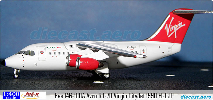 Bae 146-100A Avro RJ-70 Virgin CityJet 1990 EI-CJP