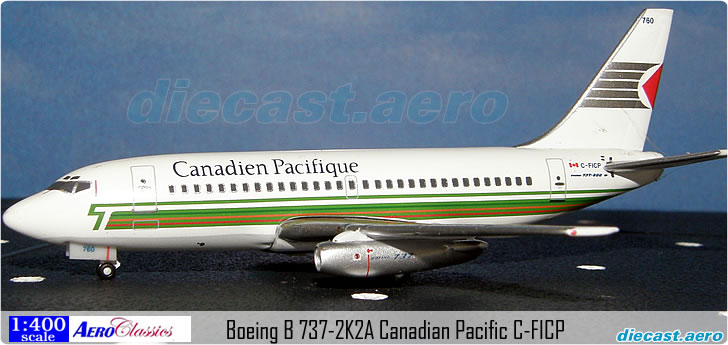 Boeing B 737-2K2A Canadian Pacific C-FICP