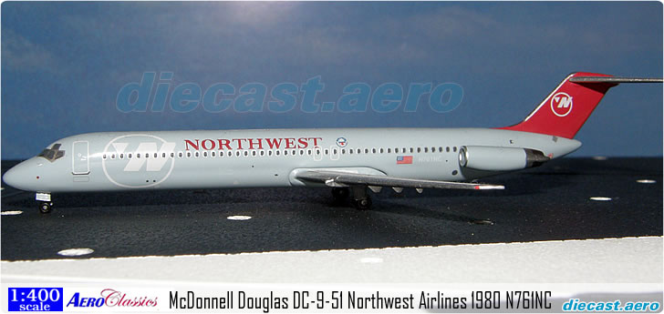 McDonnell Douglas DC-9-51 Northwest Airlines 1980 N761NC