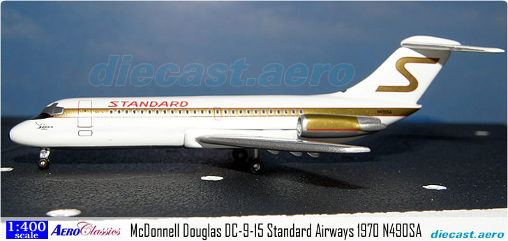 McDonnell Douglas DC-9-15 Standard Airways 1970 N490SA