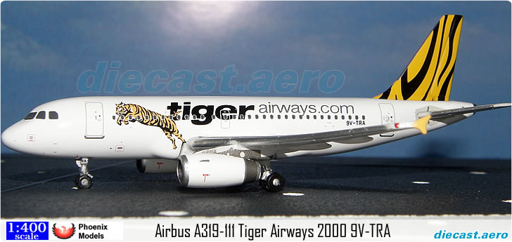 Airbus A319-111 Tiger Airways 2000 9V-TRA