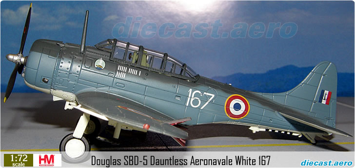 Douglas SBD-5 Dauntless Aeronavale White 167
