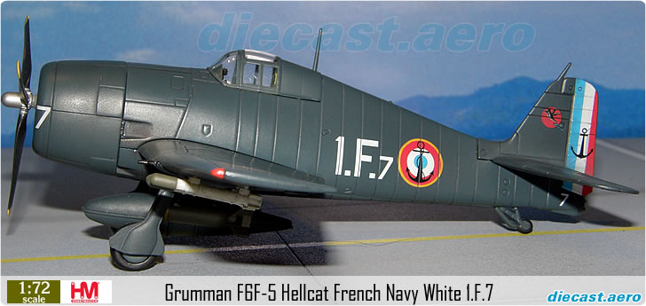 Grumman F6F-5 Hellcat French Navy White 1.F.7