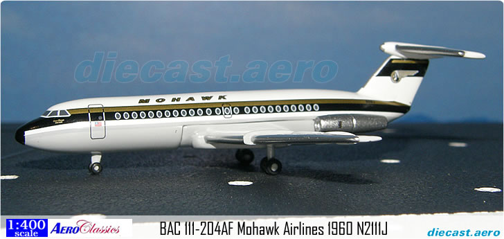 BAC 111-204AF Mohawk Airlines 1960 N2111J