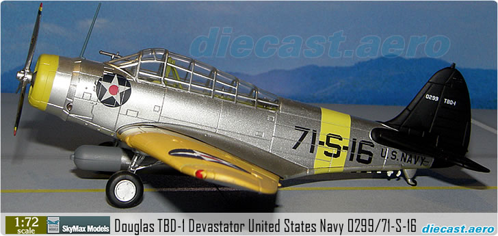 Douglas TBD-1 Devastator United States Navy 0299/71-S-16