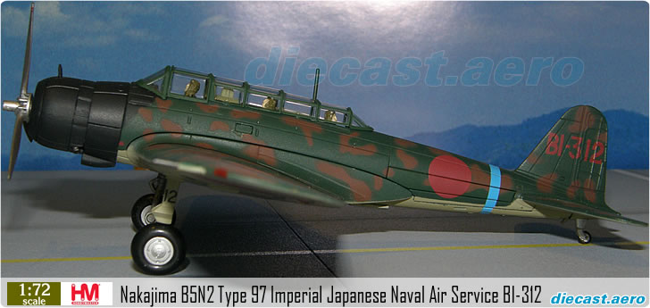 Nakajima B5N2 Type 97 Imperial Japanese Naval Air Service BI-312