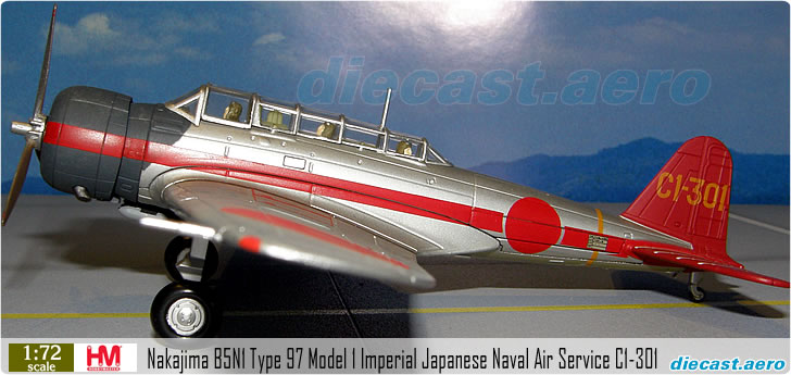 Nakajima B5N1 Type 97 Model 1 Imperial Japanese Naval Air Service C1-301