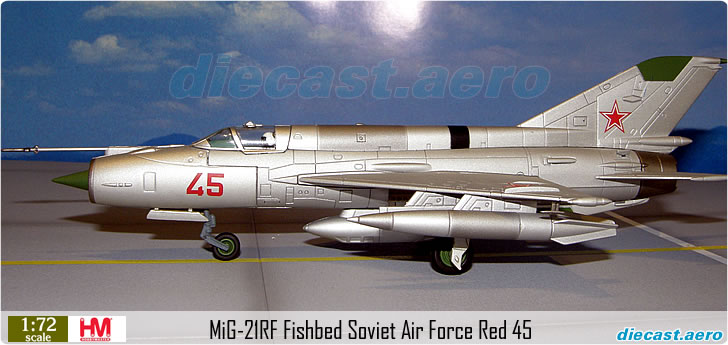 MiG-21RF Fishbed Soviet Air Force Red 45
