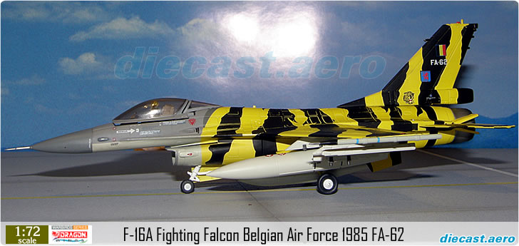 F-16A Fighting Falcon Belgian Air Force 1985 FA-62