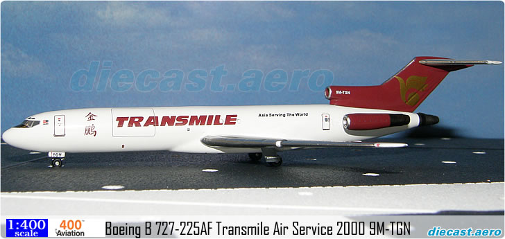 Boeing B 727-225AF Transmile Air Service 2000 9M-TGN