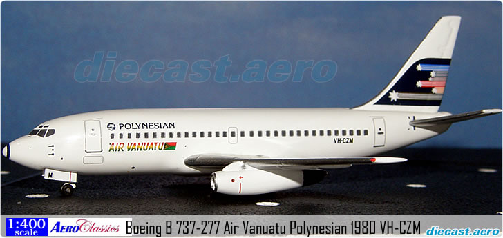 Boeing B 737-277 Air Vanuatu Polynesian 1980 VH-CZM