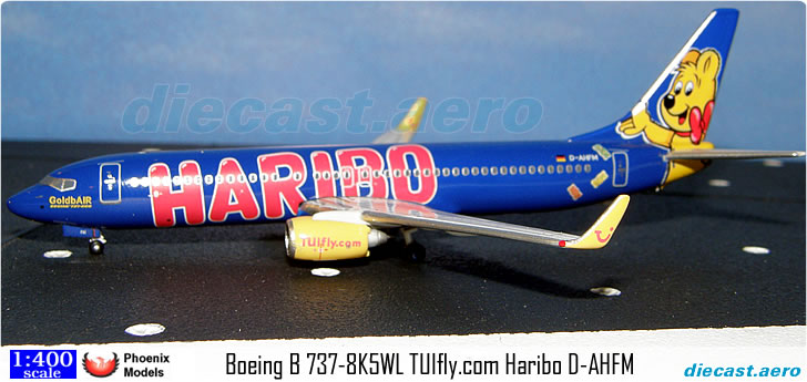 Boeing B 737-8K5WL TUIfly.com Haribo D-AHFM