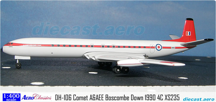 DH-106 Comet A&AEE Boscombe Down 1990 4C XS235