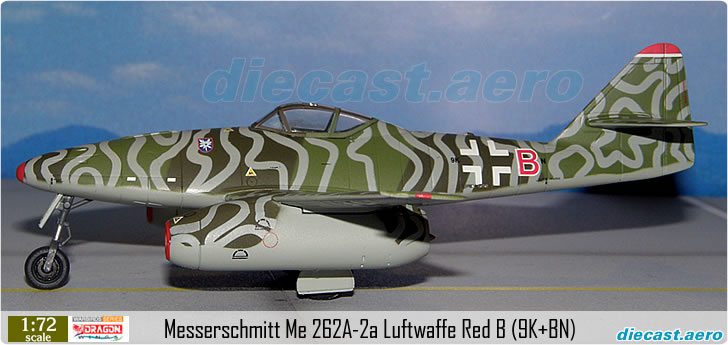 Messerschmitt Me 262A-2a Luftwaffe Red B (9K+BN)