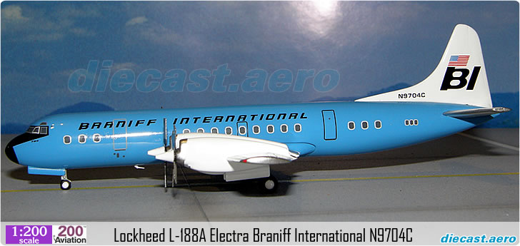 Lockheed L-188A Electra Braniff International N9704C