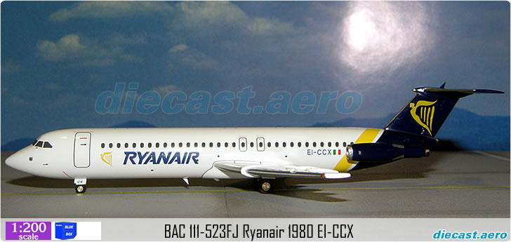 BAC 111-523FJ Ryanair 1980 EI-CCX