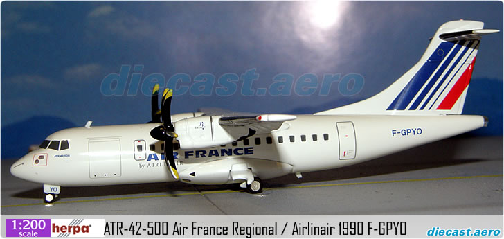ATR-42-500 Air France Regional / Airlinair 1990 F-GPYO