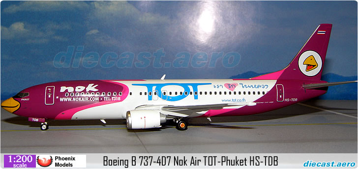 Boeing B 737-4D7 Nok Air TOT-Phuket HS-TDB