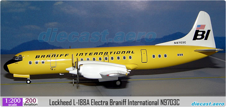 Lockheed L-188A Electra Braniff International N9703C
