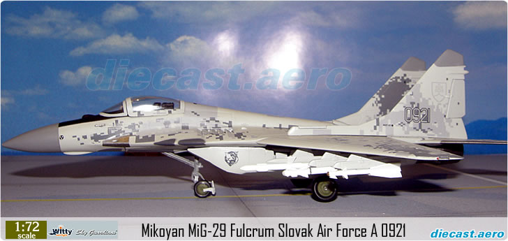 Mikoyan MiG-29 Fulcrum Slovak Air Force A 0921