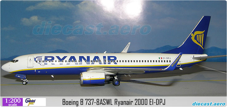 Boeing B 737-8ASWL Ryanair 2000 EI-DPJ
