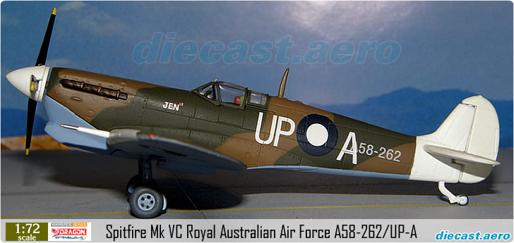 Spitfire Mk VC Royal Australian Air Force A58-262/UP-A