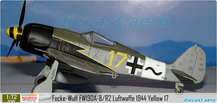 Focke-Wulf FW190A-8/R2 Luftwaffe 1944 Yellow 17