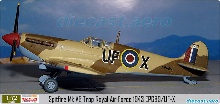 Spitfire Mk VB Trop Royal Air Force 1943 EP689/UF-X