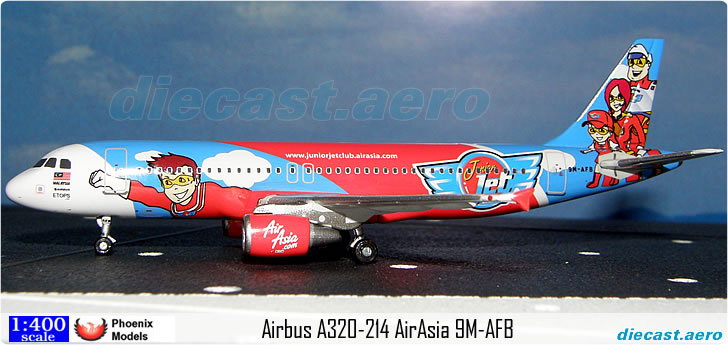 Airbus A320-214 AirAsia  Junior Club 9M-AFB