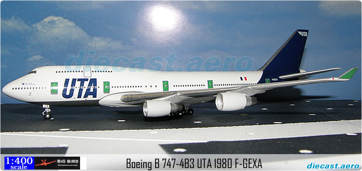 Boeing B 747-4B3 UTA 1980 F-GEXA