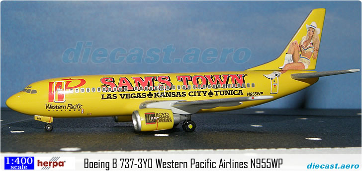 Boeing B 737-3Y0 Western Pacific Airlines N955WP