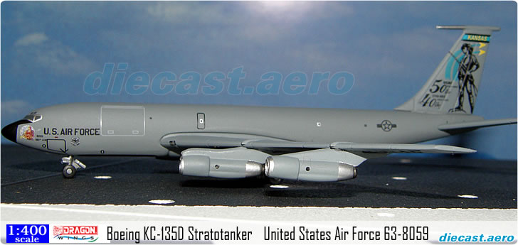 Boeing KC-135D Stratotanker 	United States Air Force 63-8059